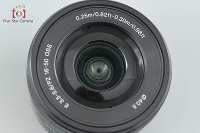 【中古】SONY ソニー E PZ 16-50mm f/3.5-5.6 OSS SELP1650 ブラック