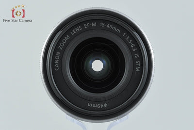 【中古】Canon キヤノン EF-M 15-45mm f/3.5-6.3 IS STM シルバー