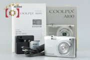 【中古】Nikon ニコン COOLPIX A100 シルバー コンパクトデジタルカメラ 元箱付き