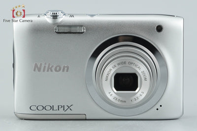 【中古】Nikon ニコン COOLPIX A100 シルバー コンパクトデジタルカメラ 元箱付き