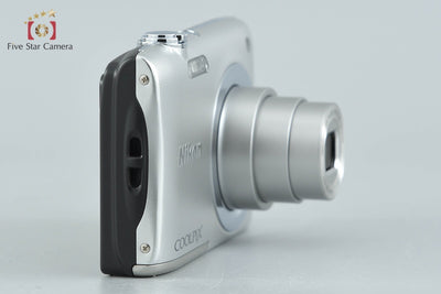 【中古】Nikon ニコン COOLPIX A100 シルバー コンパクトデジタルカメラ 元箱付き