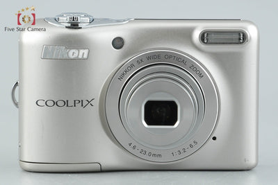 【中古】Nikon ニコン COOLPIX L30 シルバー コンパクトデジタルカメラ
