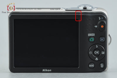 【中古】Nikon ニコン COOLPIX L30 シルバー コンパクトデジタルカメラ