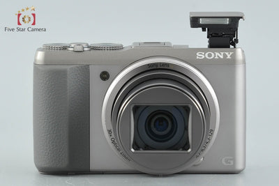 【中古】SONY ソニー Cyber-shot DSC-HX50V シルバー コンパクトデジタルカメラ 元箱付き 多言語対応