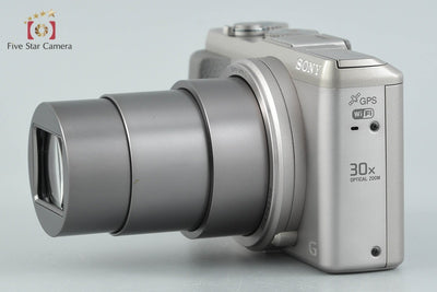 【中古】SONY ソニー Cyber-shot DSC-HX50V シルバー コンパクトデジタルカメラ 元箱付き 多言語対応