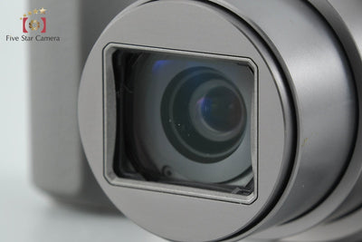 【中古】SONY ソニー Cyber-shot DSC-HX50V シルバー コンパクトデジタルカメラ 元箱付き 多言語対応