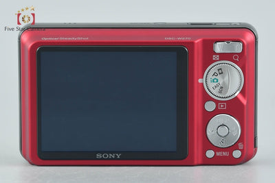【中古】SONY ソニー Cyber-shot DSC-W270 レッド デジタルスチルカメラ 元箱付き