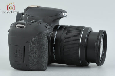 【中古】Canon キヤノン EOS 9000D + EF-S 18-55mm f/3.5-5.6 IS II シャッター回数僅少