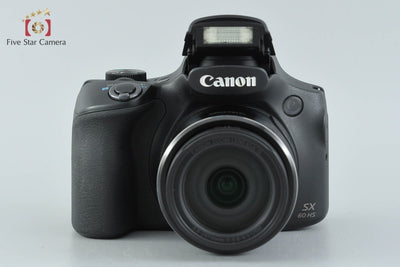 【中古】Canon キヤノン PowerShot SX60 HS ブラック コンパクトデジタルカメラ