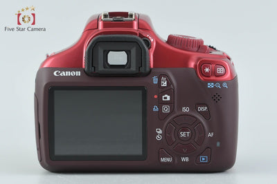 【中古】Canon キヤノン EOS Kiss X50 18-55 レンズキット レッド シャッター回数僅少