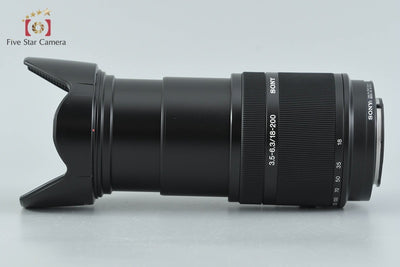 【中古】SONY ソニー E 18-200mm f/3.5-6.3 OSS LE SEL18200 ブラック