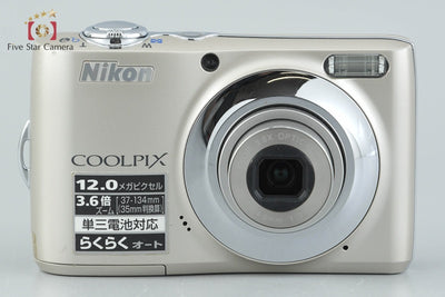 【中古】Nikon ニコン COOLPIX L22 シャンパンシルバー コンパクトデジタルカメラ