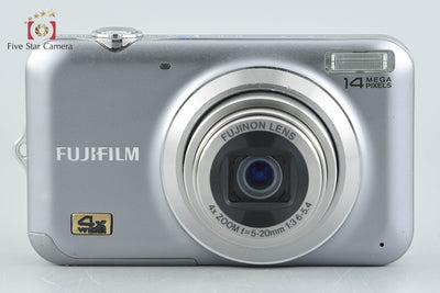 【中古】FUJIFILM 富士フイルム FINEPIX JX180 シルバー コンパクトデジタルカメラ