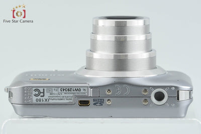 【中古】FUJIFILM 富士フイルム FINEPIX JX180 シルバー コンパクトデジタルカメラ