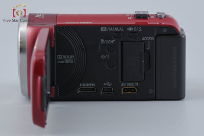 【中古】Panasonic パナソニック HDC-TM25 レッド ビデオカメラ