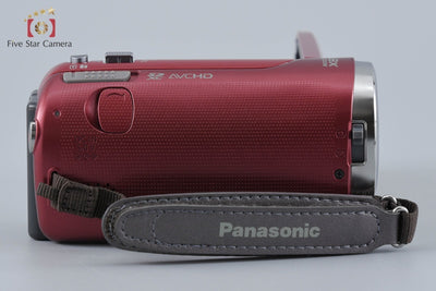 【中古】Panasonic パナソニック HDC-TM25 レッド ビデオカメラ