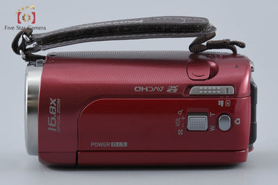 【中古】Panasonic パナソニック HDC-TM25 レッド ビデオカメラ
