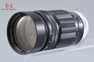 【中古】Sankyo Kohki 三協光機 KOMURA 135mm f/2.8 L39 ライカスクリューマウント