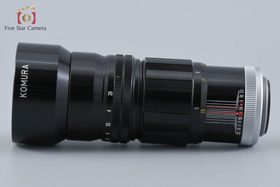 【中古】Sankyo Kohki 三協光機 KOMURA 135mm f/2.8 L39 ライカスクリューマウント