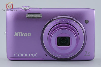 【中古】Nikon ニコン COOLPIX S3500 オーキッドパープル コンパクトデジタルカメラ