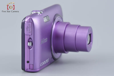 【中古】Nikon ニコン COOLPIX S3500 オーキッドパープル コンパクトデジタルカメラ