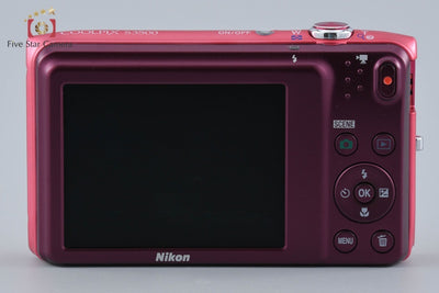 【中古】Nikon ニコン COOLPIX S3500 ストロベリーピンク コンパクトデジタルカメラ