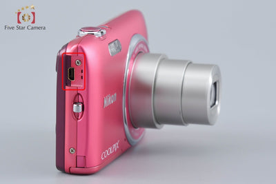 【中古】Nikon ニコン COOLPIX S3500 ストロベリーピンク コンパクトデジタルカメラ