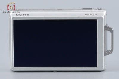 【中古】SONY ソニー Cyber-shot DSC-T200 シルバー デジタルスチルカメラ