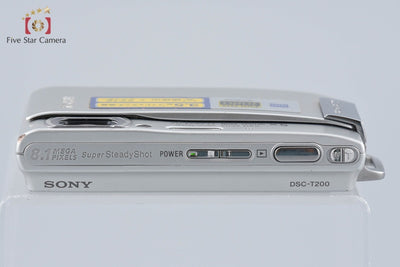 【中古】SONY ソニー Cyber-shot DSC-T200 シルバー デジタルスチルカメラ
