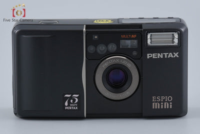 【中古】PENTAX ペンタックス ESPIO mini 75周年記念モデル ブラック コンパクトフィルムカメラ