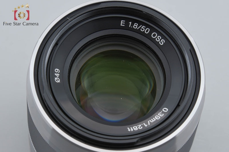 中古】SONY ソニー E 50mm f/1.8 OSS SEL50F18 シルバー – Five Star