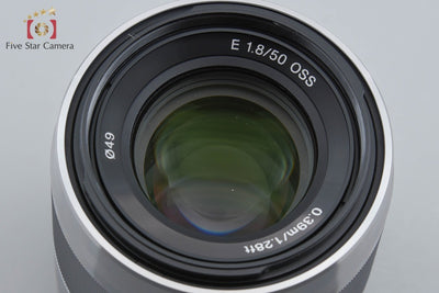 【中古】SONY ソニー E 50mm f/1.8 OSS SEL50F18 シルバー