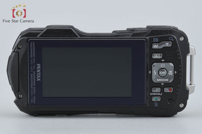 【中古】RICOH リコー PENTAX ペンタックス WG-90 ブラック 防水アクションカメラ シャッター回数僅少 元箱付き