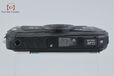 【中古】RICOH リコー PENTAX ペンタックス WG-90 ブラック 防水アクションカメラ シャッター回数僅少 元箱付き