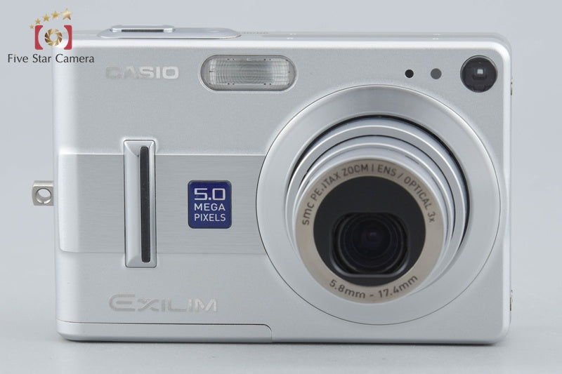 中古】Casio カシオ EXILIM EX-Z55 シルバー コンパクトデジタルカメラ