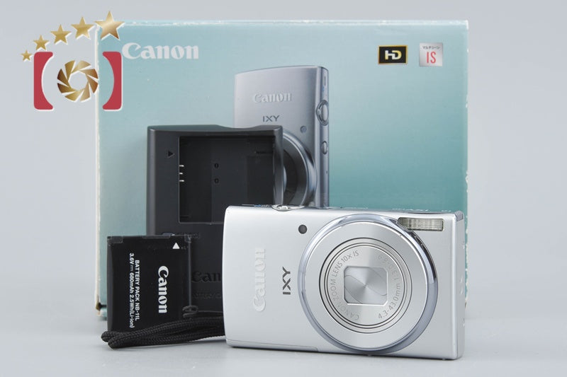 【中古】Canon キヤノン IXY 140 シルバー コンパクトデジタルカメラ 元箱付き