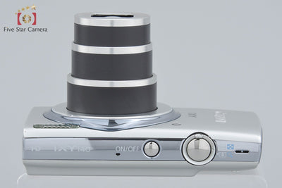 【中古】Canon キヤノン IXY 140 シルバー コンパクトデジタルカメラ 元箱付き