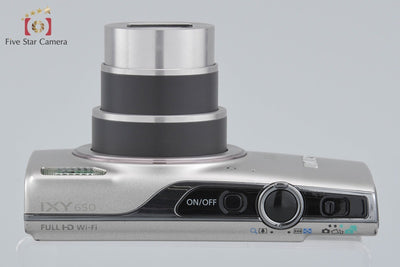 【中古】Canon キヤノン IXY 650 シルバー コンパクトデジタルカメラ
