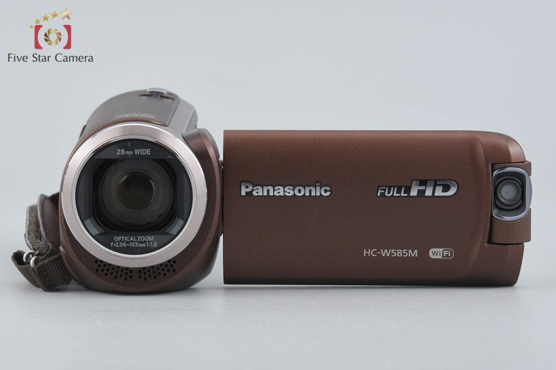 中古】Panasonic パナソニック HC-W585M ブラウン ビデオカメラ – Five