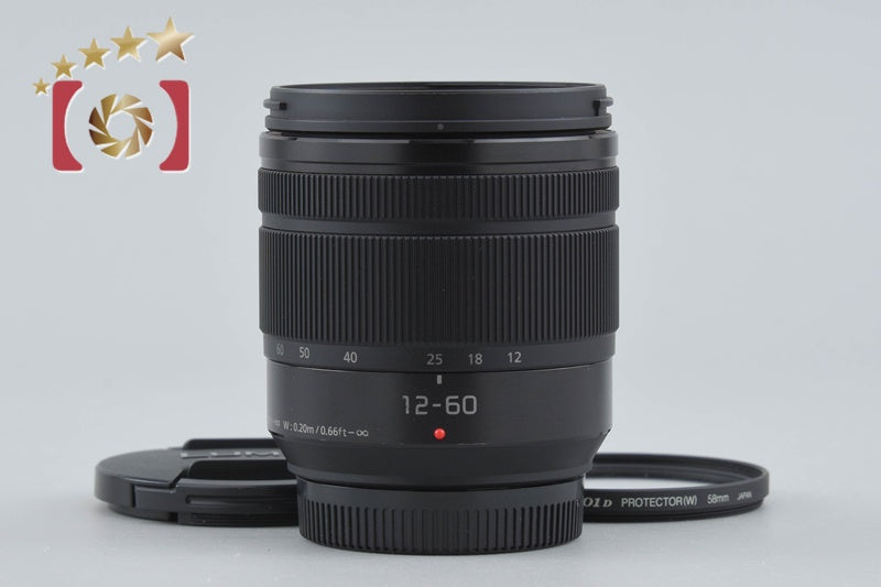 中古】Panasonic パナソニック LUMIX G VARIO 12-60mm f/3.5-5.6 ASPH