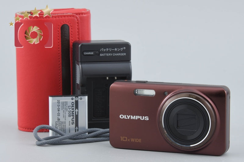 【中古】OLYMPUS オリンパス STYLUS VH-520 ブラウン コンパクトデジタルカメラ