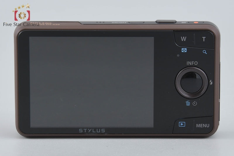 中古】OLYMPUS オリンパス STYLUS VH-520 ブラウン コンパクトデジタル