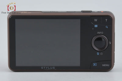 【中古】OLYMPUS オリンパス STYLUS VH-520 ブラウン コンパクトデジタルカメラ