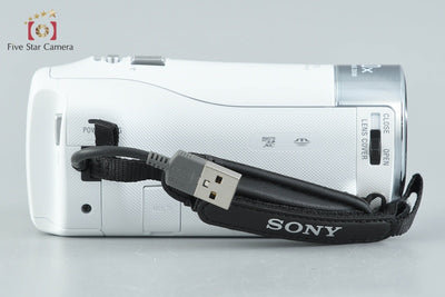 【中古】SONY ソニー ハンディカム HDR-CX470 ホワイト デジタルビデオカメラ 元箱付き