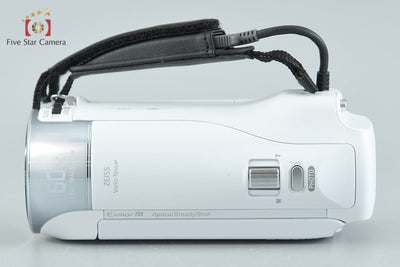 【中古】SONY ソニー ハンディカム HDR-CX470 ホワイト デジタルビデオカメラ 元箱付き