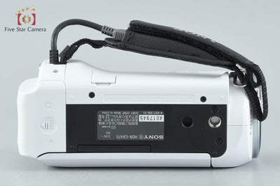 【中古】SONY ソニー ハンディカム HDR-CX470 ホワイト デジタルビデオカメラ 元箱付き