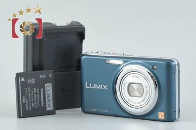 【中古】Panasonic パナソニック LUMIX DMC-FX77 スエードブルー コンパクトデジタルカメラ