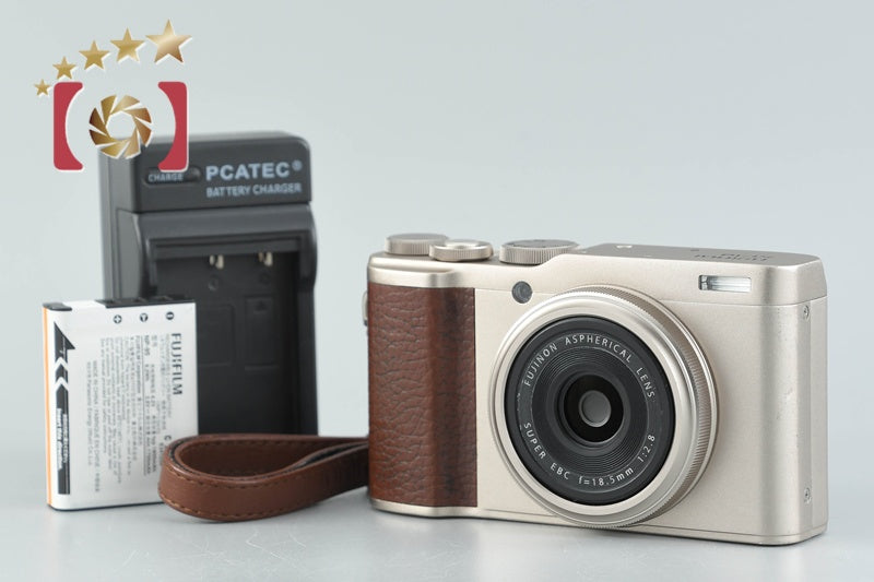 【中古】FUJIFILM 富士フイルム XF10 シャンパンゴールド コンパクトデジタルカメラ