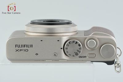 【中古】FUJIFILM 富士フイルム XF10 シャンパンゴールド コンパクトデジタルカメラ