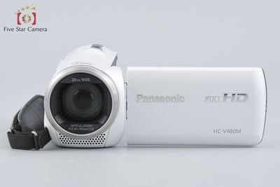 【中古】Panasonic パナソニック HC-V480M ホワイト デジタルハイビジョンビデオカメラ